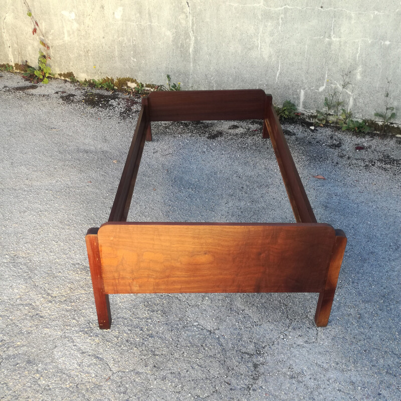 Vintage modernist rosewood and mahogany daybed, 1940