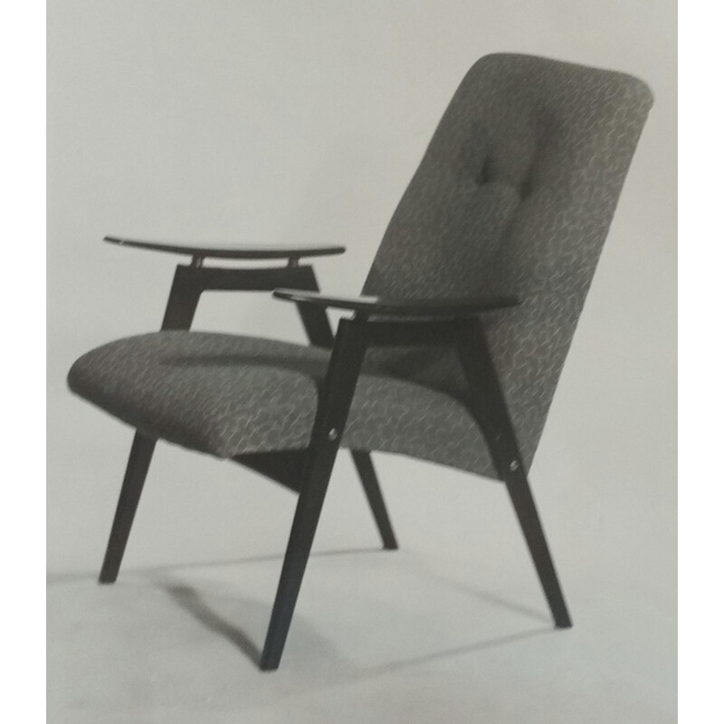 Vintage fauteuil model 6950 van Jaroslav Smidek voor Ton, 1960