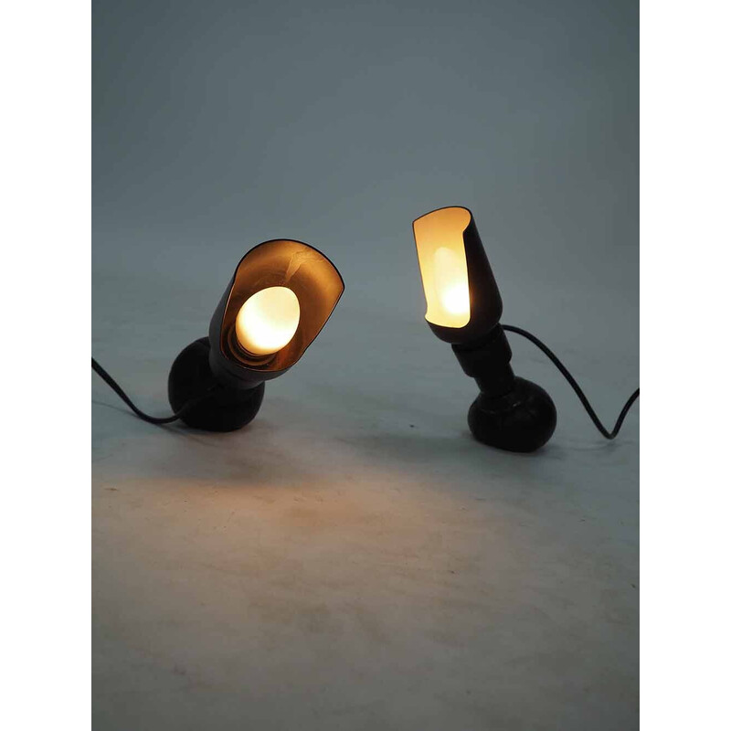 Pair of vintage table lamps 600 by Gino Sarfatti for Arteluce, 1966
