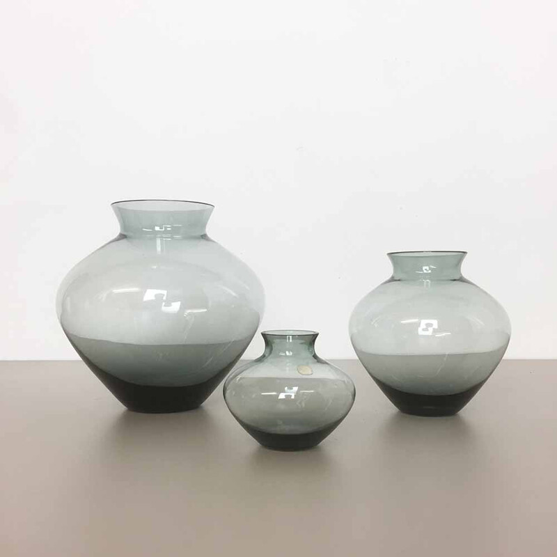  Lot de 3 vases Turmalin par WMF, Wilhelm WAGENFELD - 1960