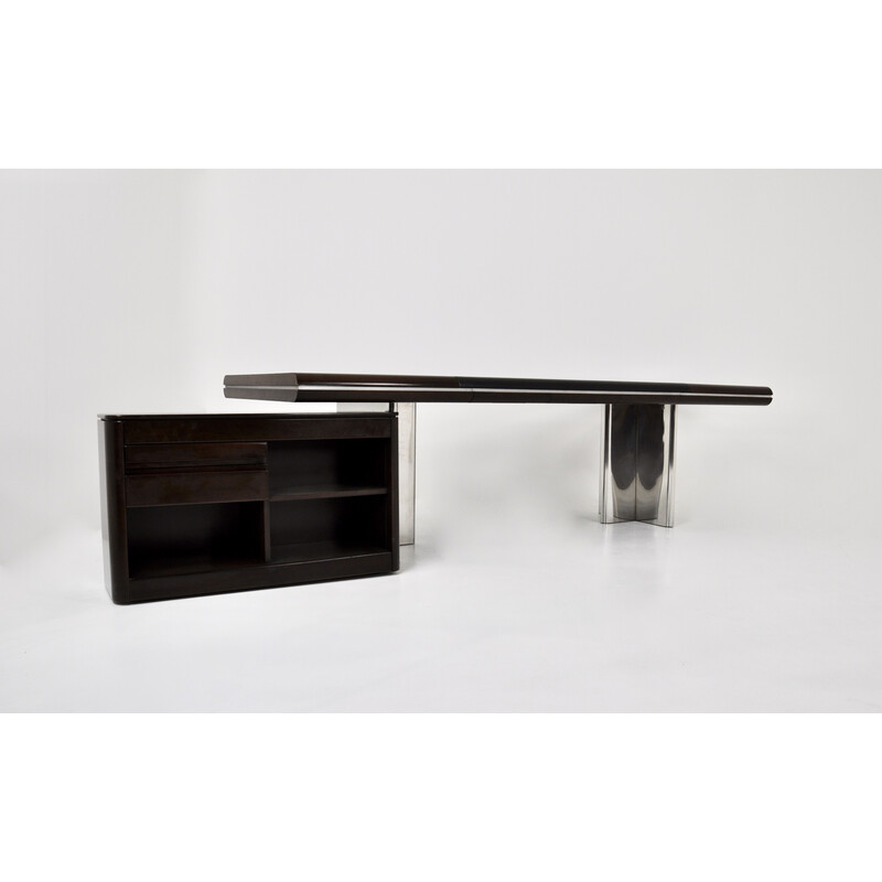 Vintage Italian desk by Hans von Klier for Skipper, 1970