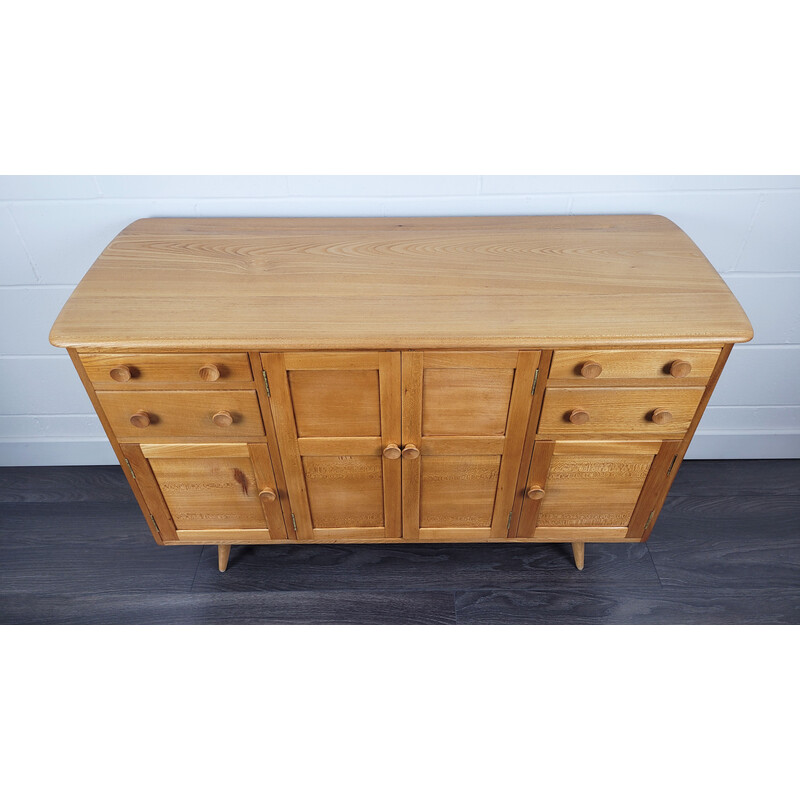 Vintage iepenhouten dressoir van Ercol, 1960