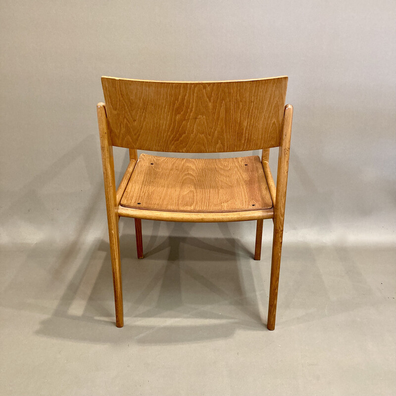 Poltrona vintage Thonet in rovere, 1950