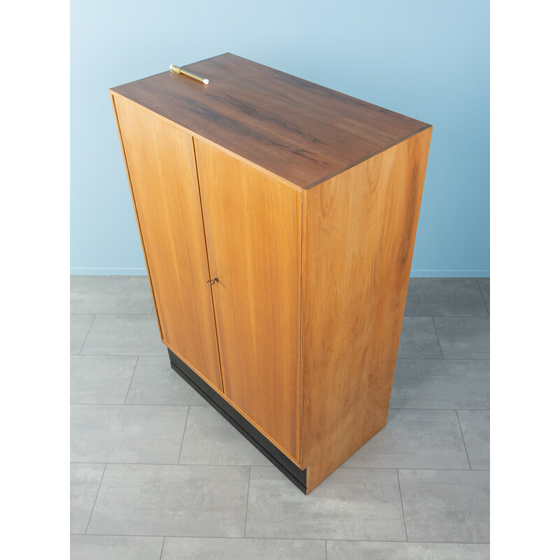 Vintage cabinet in walnut with two doors, Germany 1950s