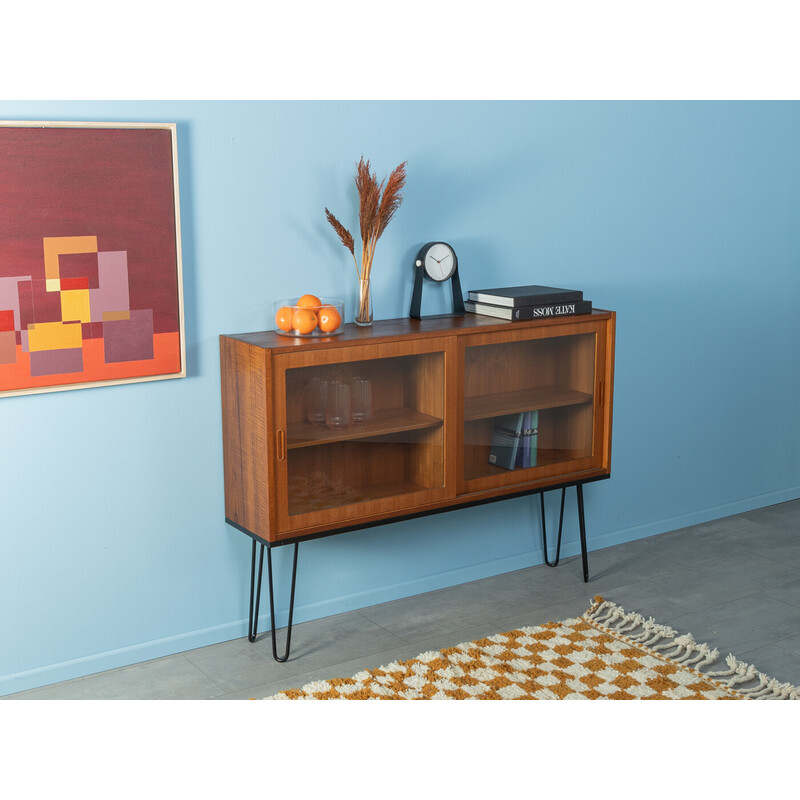 Vintage teak display cabinet by Poul Hundevad, Denmark 1960s