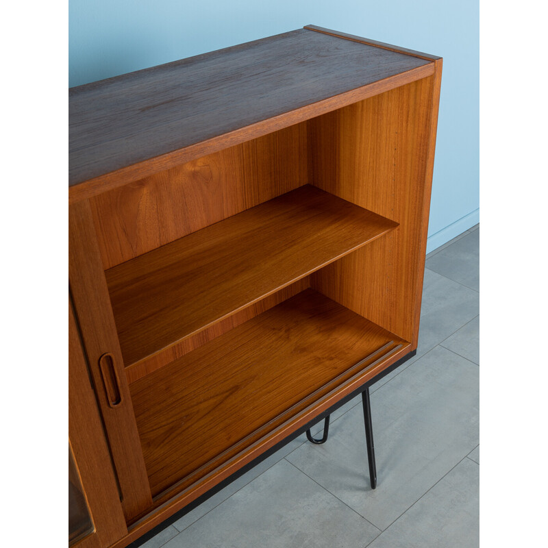 Vintage teak display cabinet by Poul Hundevad, Denmark 1960s