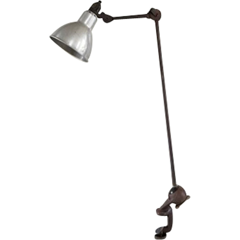 Lampe industrielle vintage modèle 201 par Gras, 1930