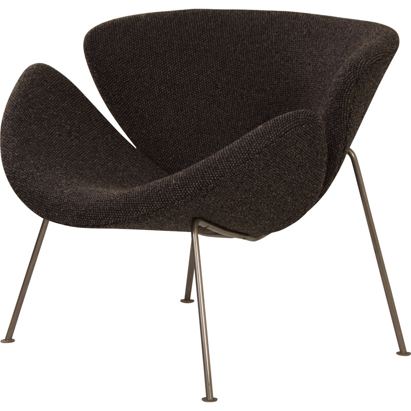 Vintage fauteuil in oranje slice van Pierre Paulin voor Artifort, 1960