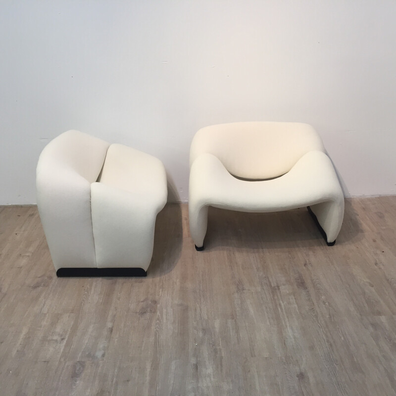 Artifort "Groovy" pair of armchairs, Pierre PAULIN - 1970s