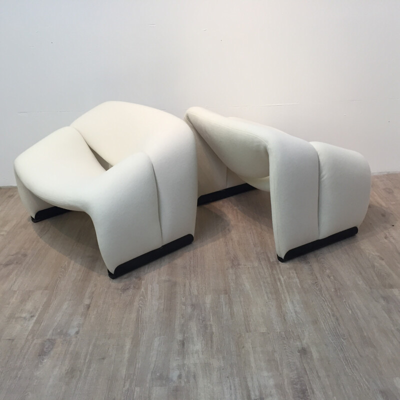 Artifort "Groovy" pair of armchairs, Pierre PAULIN - 1970s