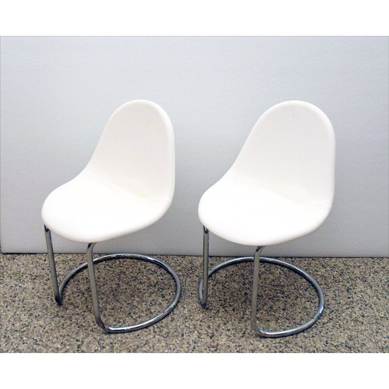 Set of 4 vintage chairs by Giotto Stoppino for Bernini Maja, 1960s