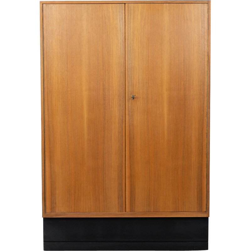 Vintage cabinet in walnut with two doors, Germany 1950s