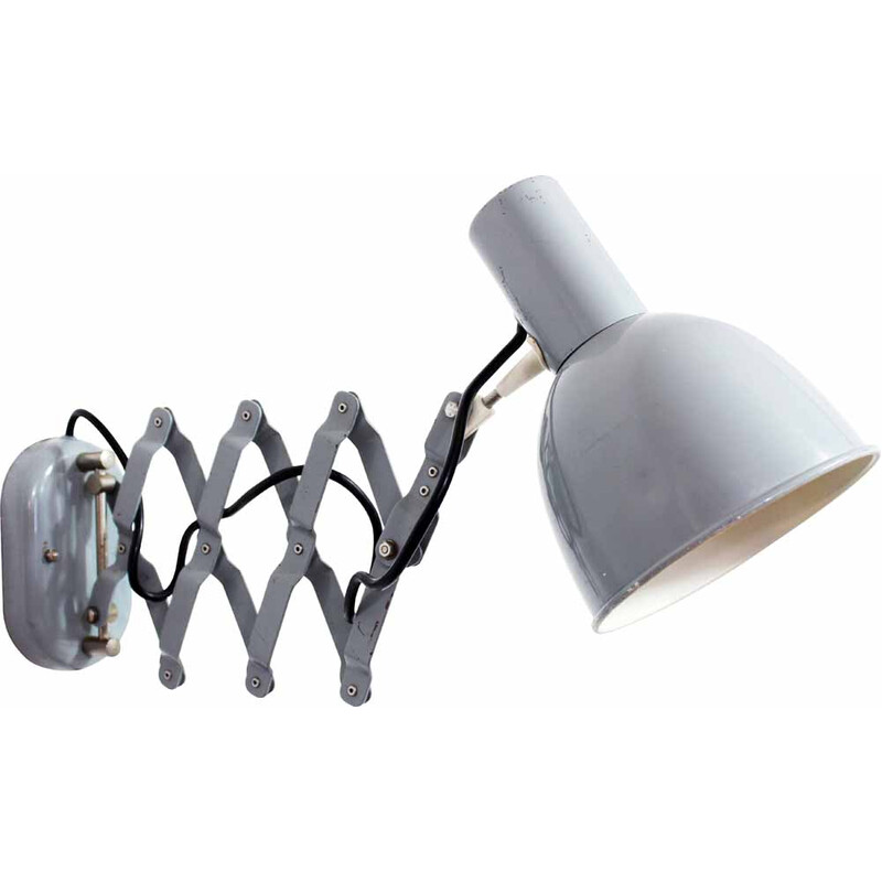 Vintage Bauhaus industriële schaarlamp, 1930