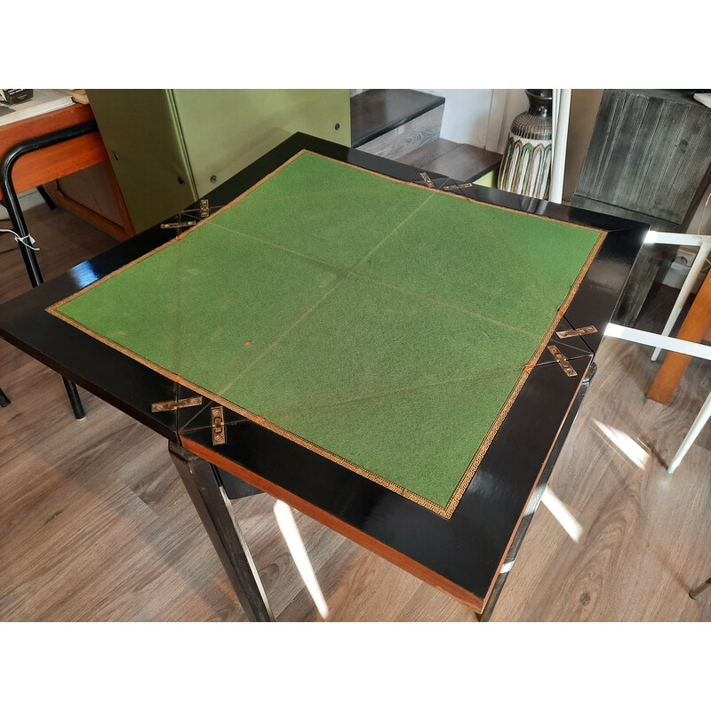 Vintage mahogany game table