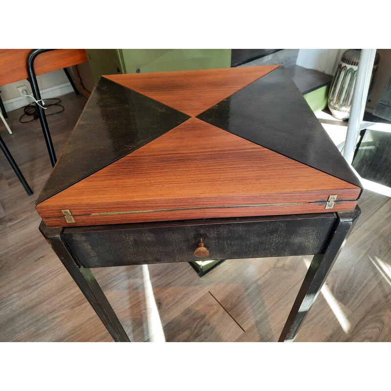 Vintage mahogany game table