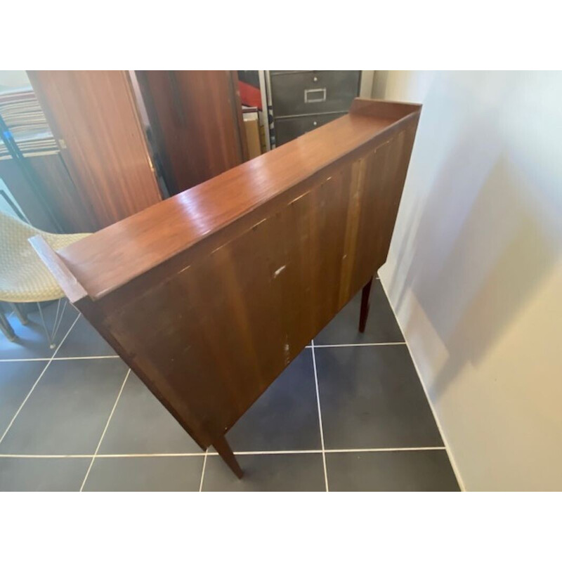 Scandinavian Danish vintage teak secretary, 1960