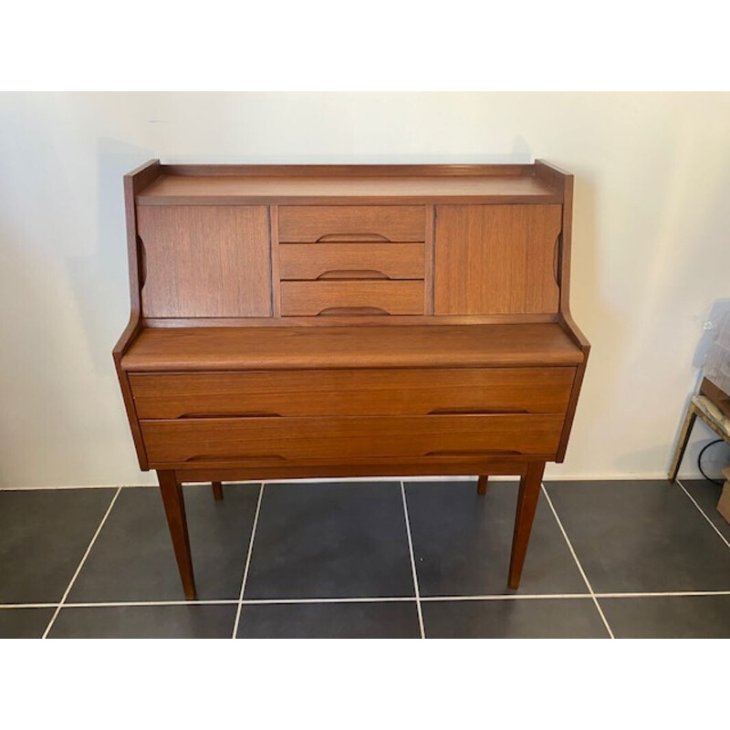 Scandinavisch Deens vintage teak bureau, 1960