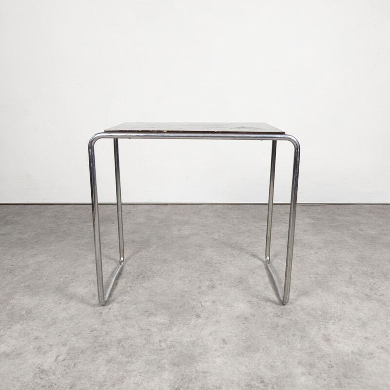 Vintage Thonet B 9 side table by Marcel Breuer