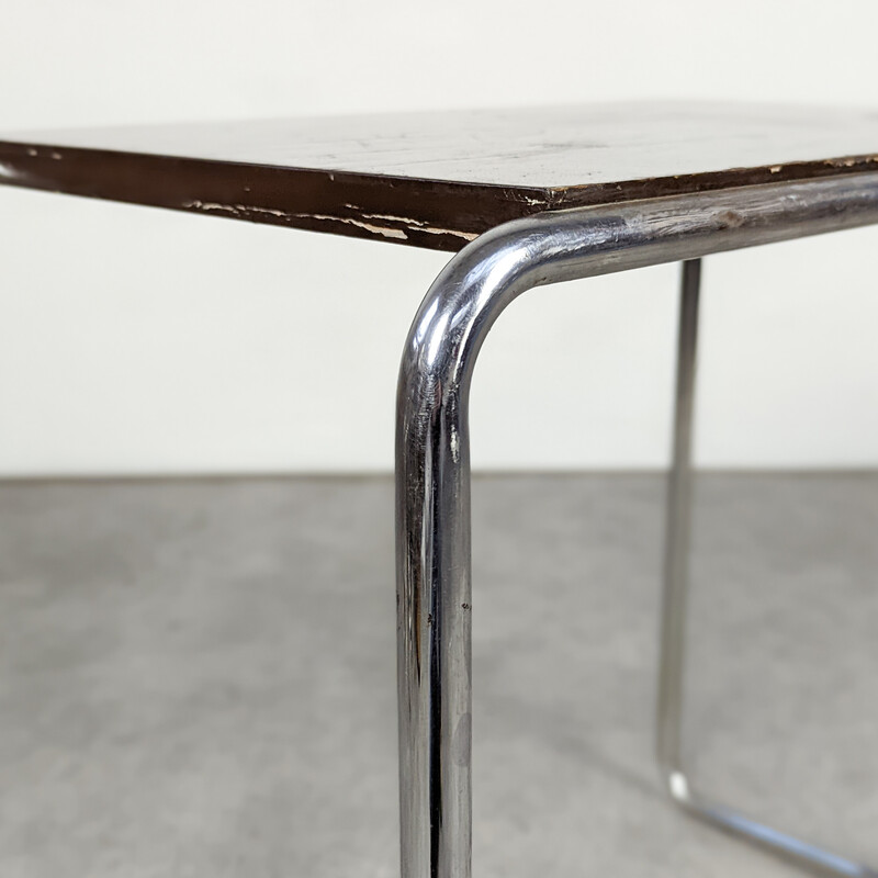 Table d'appoint vintage Thonet B 9 par Marcel Breuer