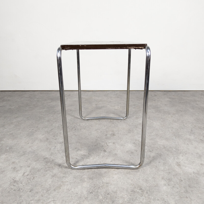 Table d'appoint vintage Thonet B 9 par Marcel Breuer