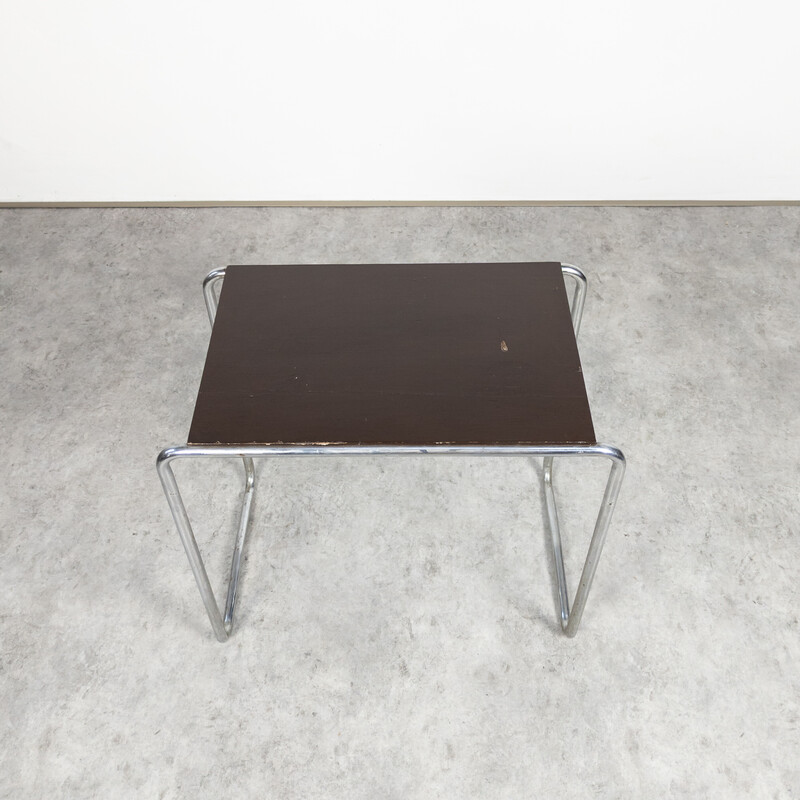 Vintage Thonet B 9 side table by Marcel Breuer