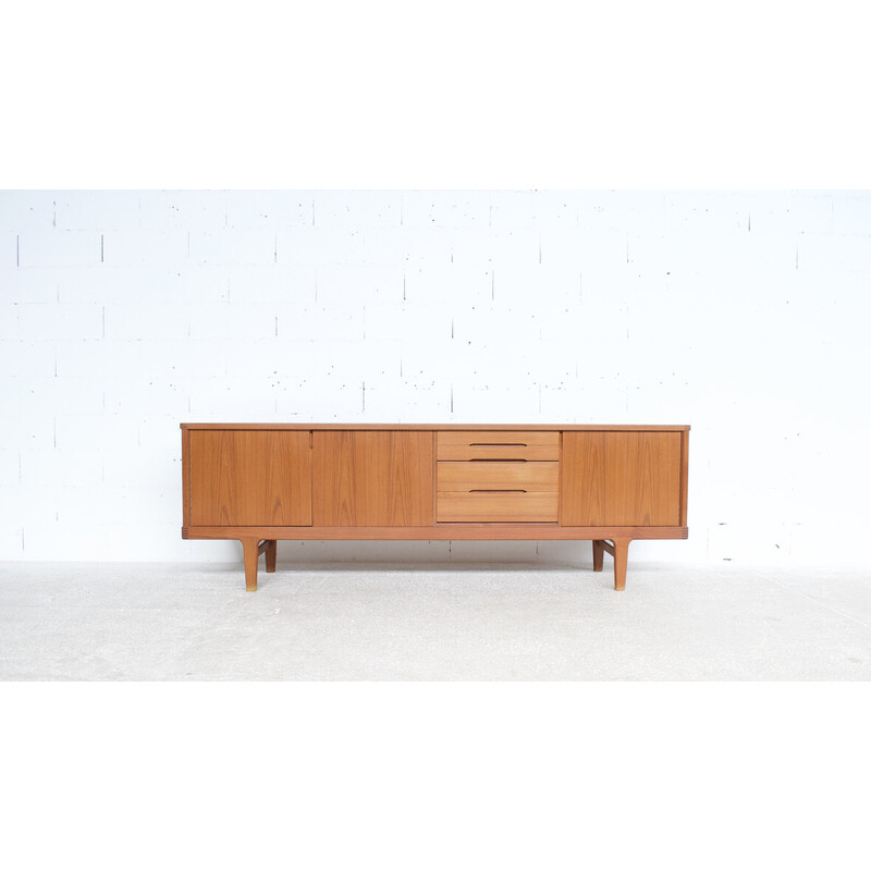 Vintage teakhouten dressoir van Henning kjaernulf voor K/S Mobelbafrik, 1960