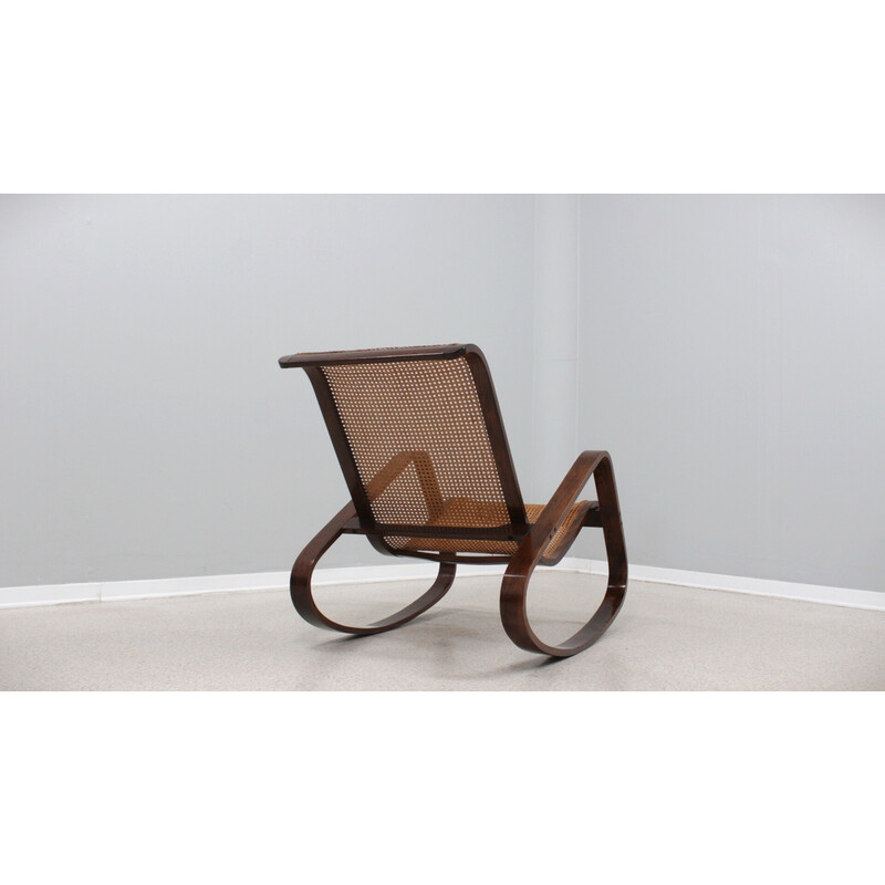 Cadeira de balanço Vintage "Dondolo" de Luigi Crassevig, 1970