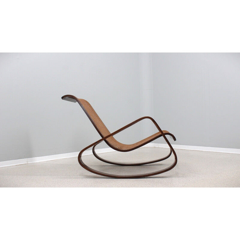 Vintage "Dondolo" rocking chair by Luigi Crassevig, 1970s