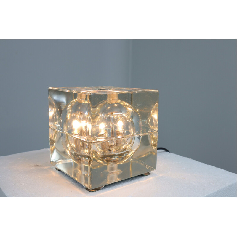 Vintage Cubosfera Lampe von A. Mendini für Fidenza Vetraria, 1960