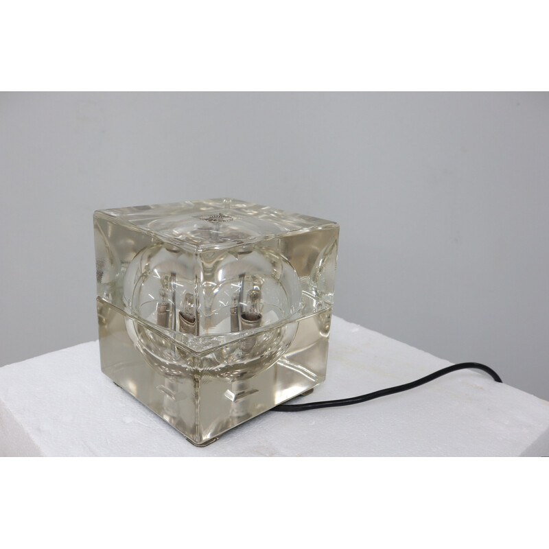 Vintage Cubosfera Lampe von A. Mendini für Fidenza Vetraria, 1960