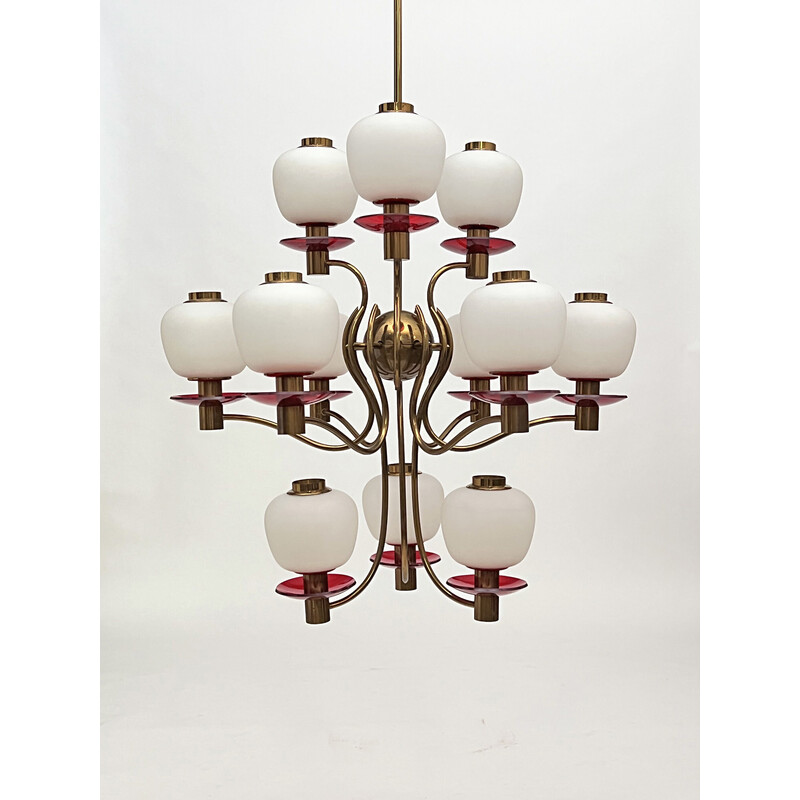 Vintage chandelier by Angelo Lelii for Arredoluce, 1957