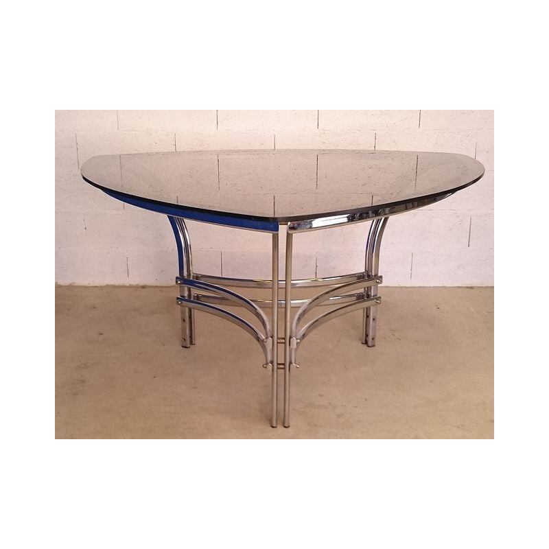 Table à repas triangulaire en courbe design  - 1970