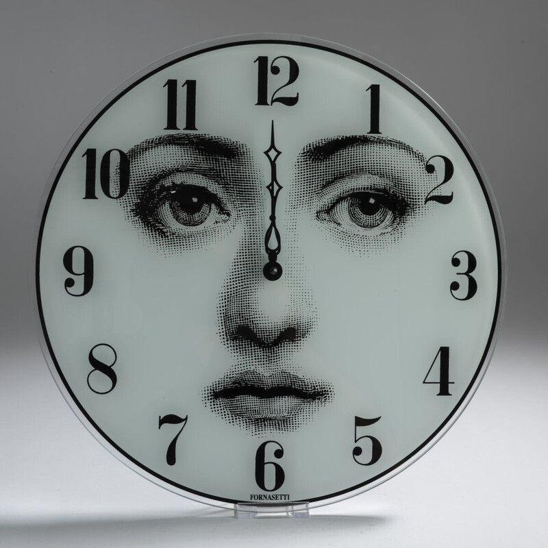 Reloj de pared vintage Viso de Fornasetti para Lina Cavalieri