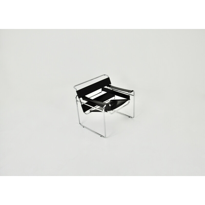 Vintage Wassily armchair by Marcel Breuer for Gavina, 1970