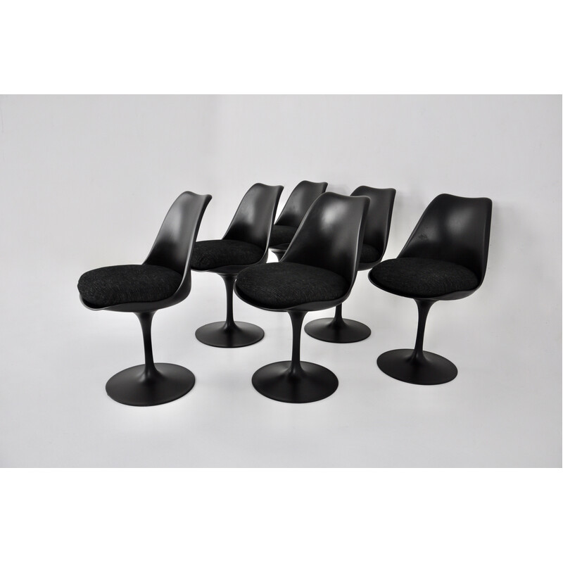 Conjunto de 6 cadeiras Tulipas vintage da Eero Saarinen para a Knoll International, 1970