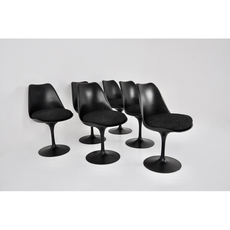 Set of 6 vintage Tulip chairs by Eero Saarinen for Knoll International, 1970