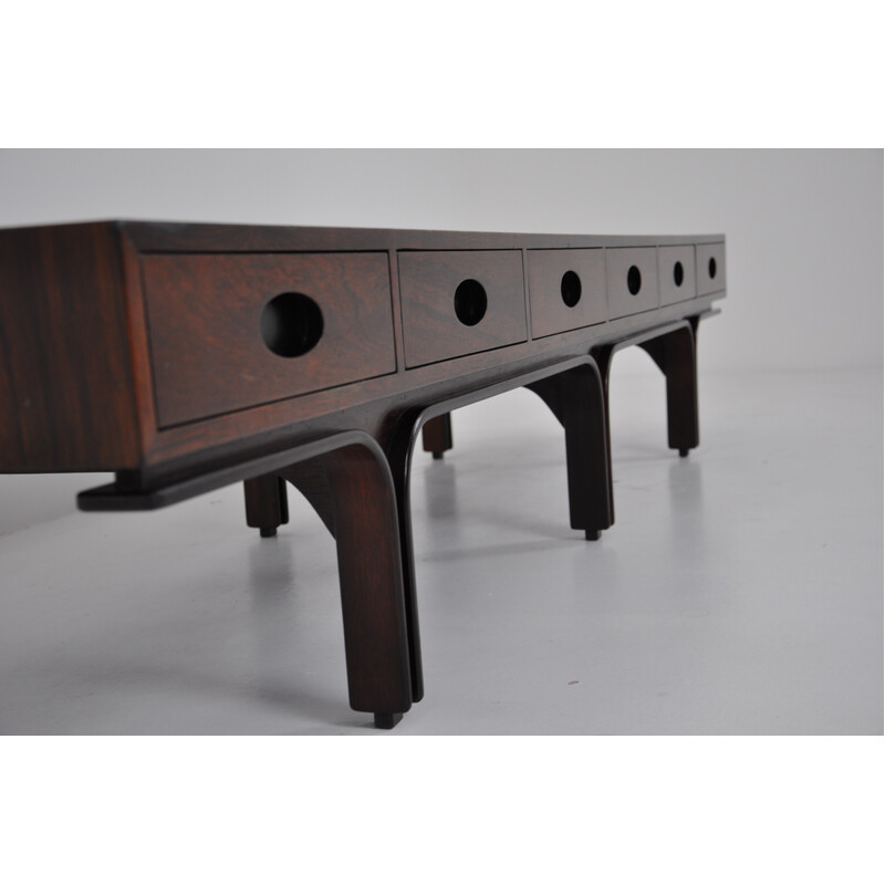 Table basse vintage de Gianfranco Frattini pour Bernini, 1960