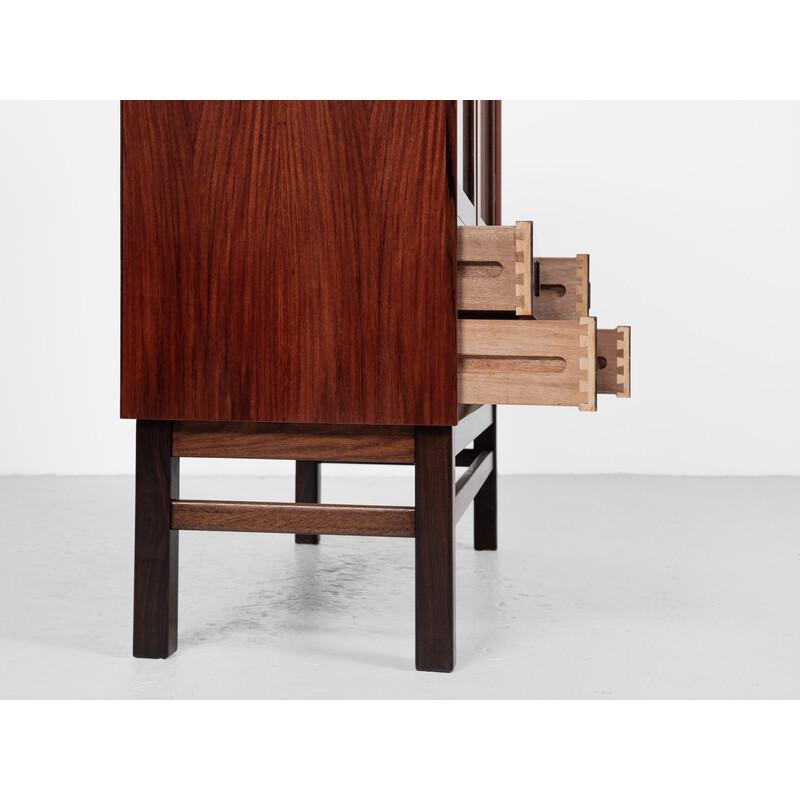 Mid century Danish 2-door display cabinet in rosewood by Brouer, 1960s