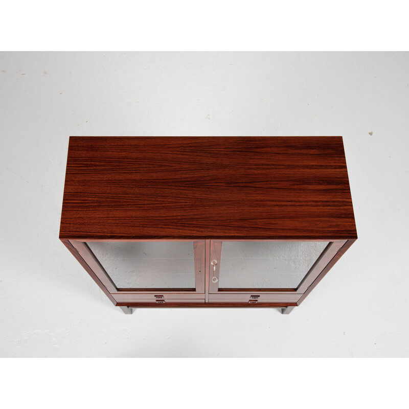 Mid century Danish 2-door display cabinet in rosewood by Brouer, 1960s