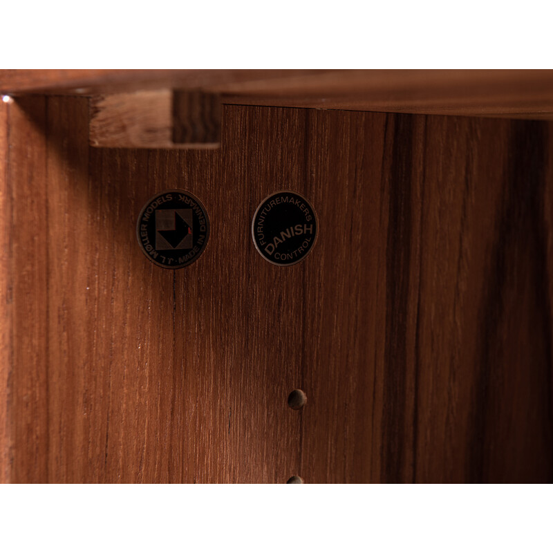 Credenza danese vintage in teak di Niels Otto Møller per J.L. Møller, 1960