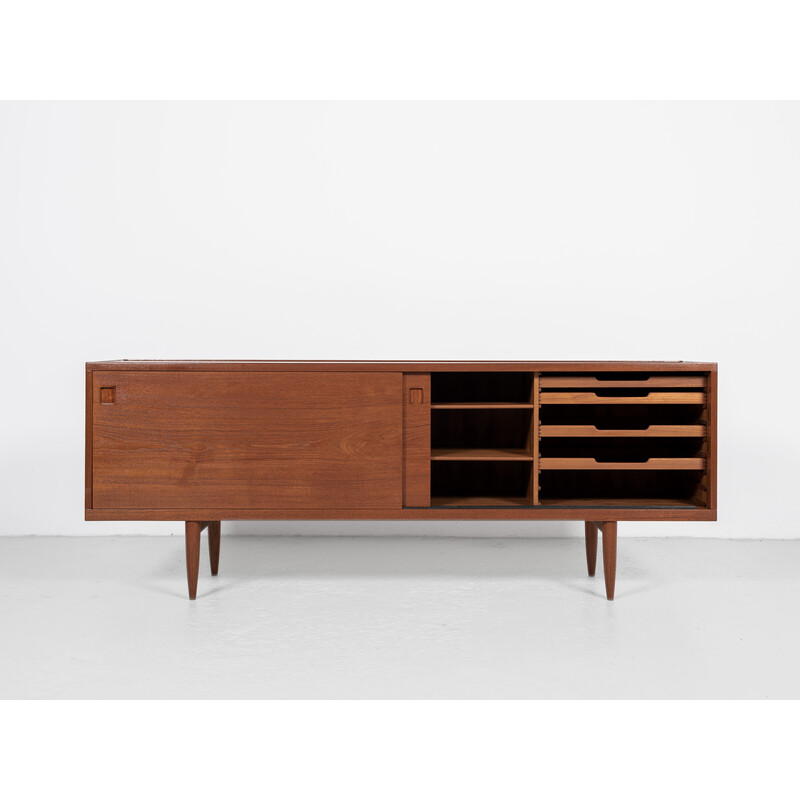 Dänische Vintage Teakholz Enfilade von Niels Otto Møller für J.L. Møller, 1960