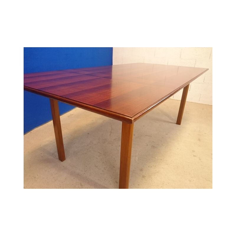 Scandinavian dining table in Rio rosewood - 1950s