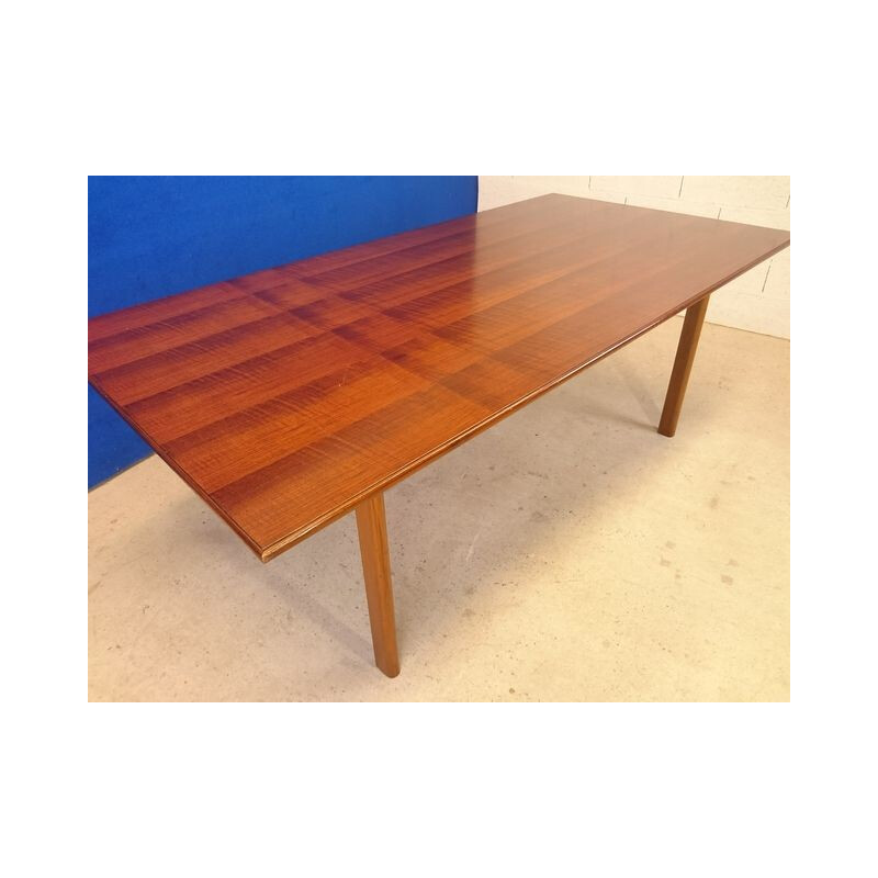 Scandinavian dining table in Rio rosewood - 1950s
