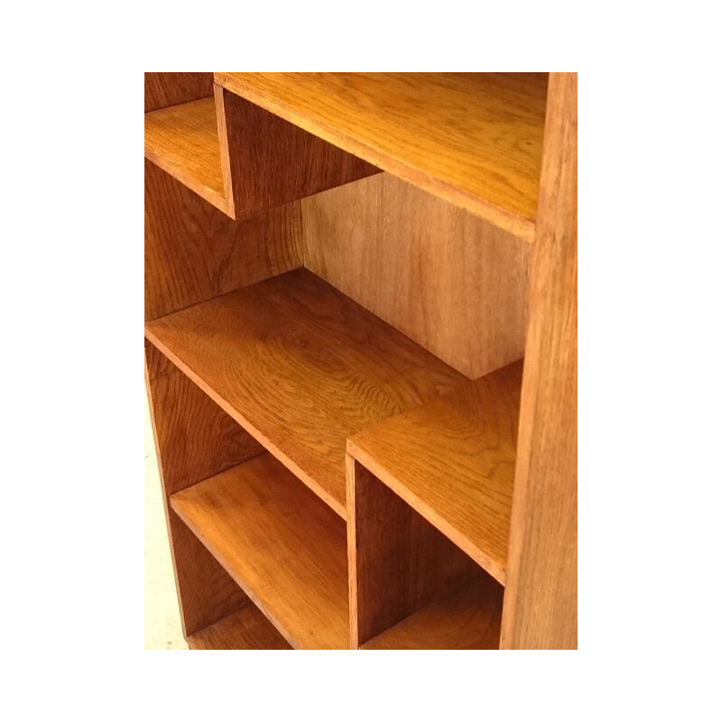 Bookcase in solid oak - 1950s