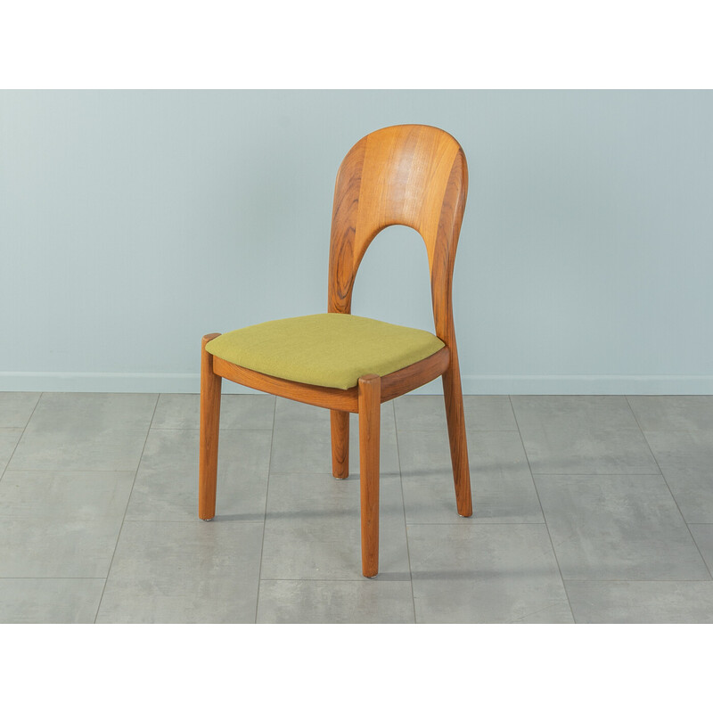 Set of 6 vintage teak dining chairs by Niels Koefoed for Hornslet, Denmark 1960s