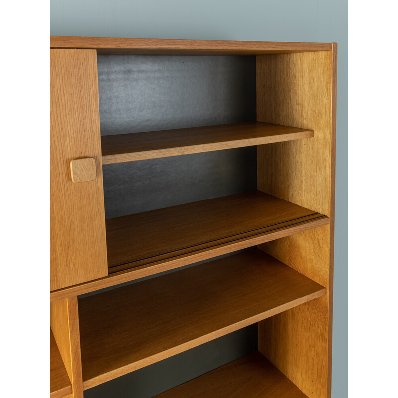 Vintage two-part bookcase in oakwood by Domino Møbler, 1960s