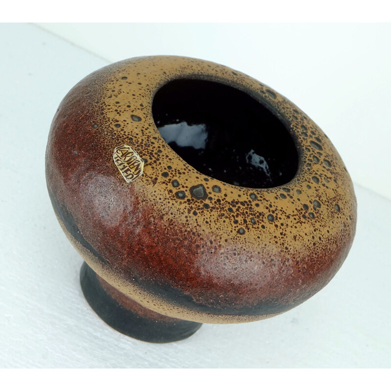 Carstens "0872-18" mushroom- shaped ceramic vase - 1960s