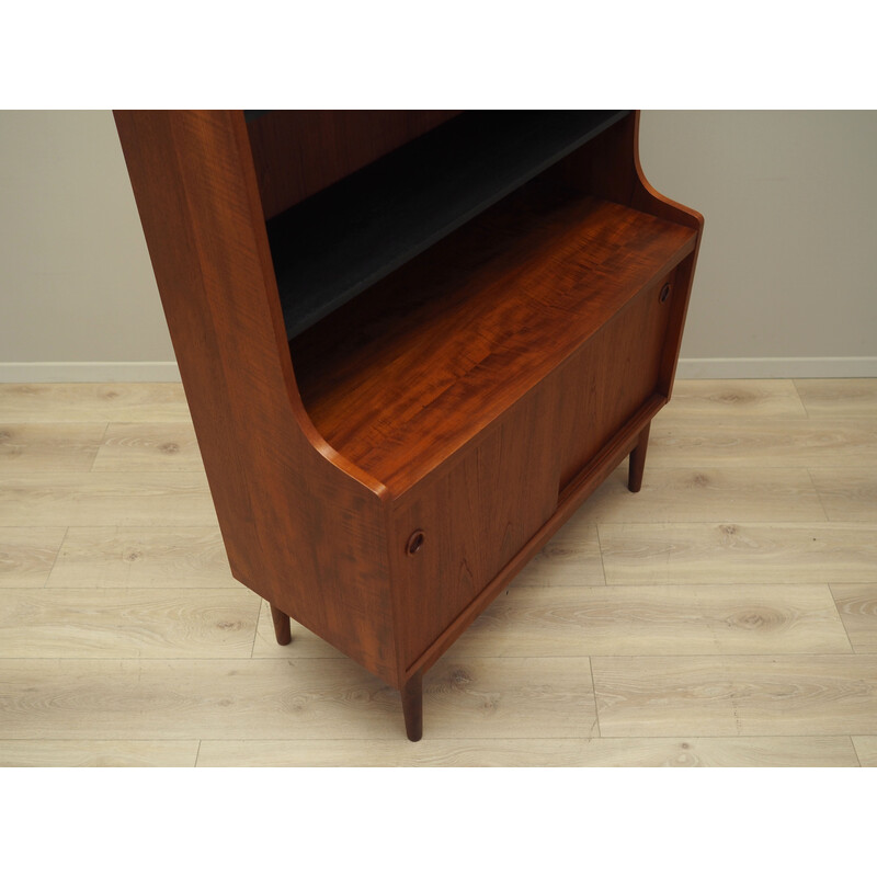 Vintage teak bookcase by Johannes Sorth, Denmark 1960s