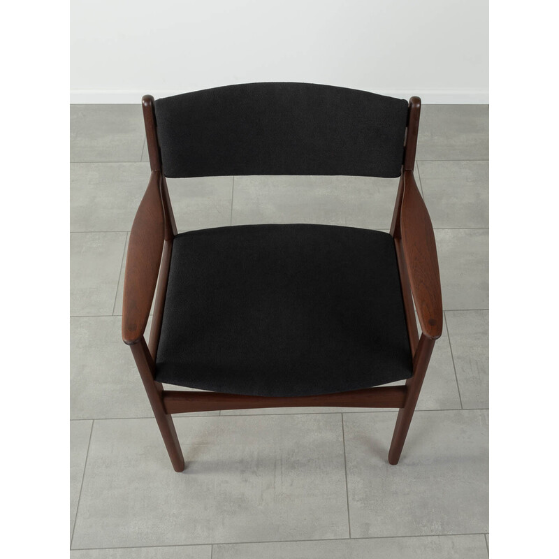 Set of 5 vintage teak chairs by Poul Volther for Frem Røjle, Denmark 1960s