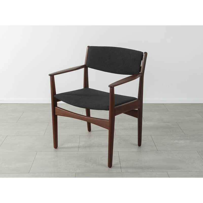 Set of 5 vintage teak chairs by Poul Volther for Frem Røjle, Denmark 1960s